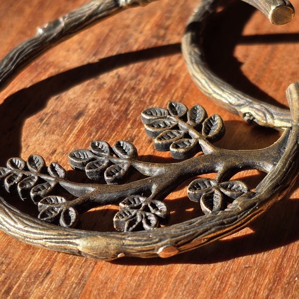 Brass Tree Branch Ear Weights